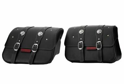 Indian Motorcycle Scout Leather Saddlebag Kit Black